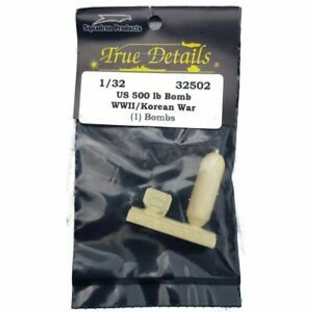 TRU32502 - True Detail 1/32 US 500 GP Bomb WWII/Korean War - 1 Bomb