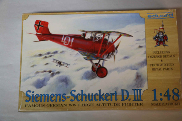 EDU8001 - Eduard 1/48 Siemens-Schuckert DIII - Famous German WWI High Altitude Fighter WWWEB10105939