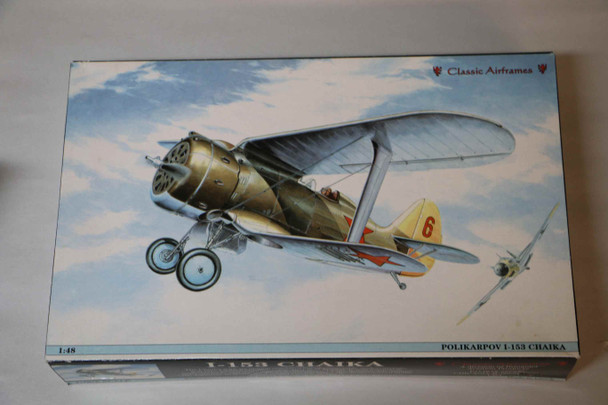 CLA96-406 - Classic Airframes 1/48 Polikarpov I-153 Chaika WWWEB10106161 (Discontinued)