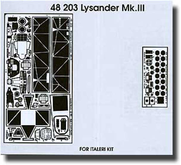 EDU48023 - Eduard 1/48 Westland Lysander Mk.III - For Italeri/Testor Kit