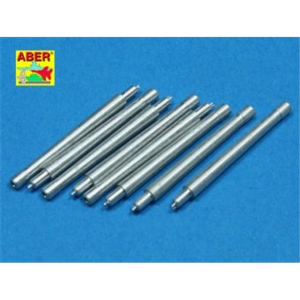 ABEL39 - Aber 1/350 380mm L45 M1935 Short Barrels for Turrets with Antiblast Covers for French Ships - 8pcs