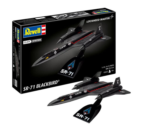 RAG03652 - Revell 1/110 SR-71 Blackbird Easy-Click RAG03652 - Revell 1/110 SR-71 Blackbird Easy-Click