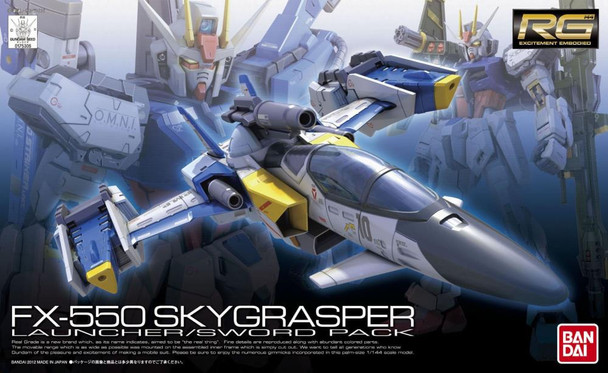 BAN5063052 - Bandai RG 1/144 FX-550 Skygrasper Launcher/Sword Pack