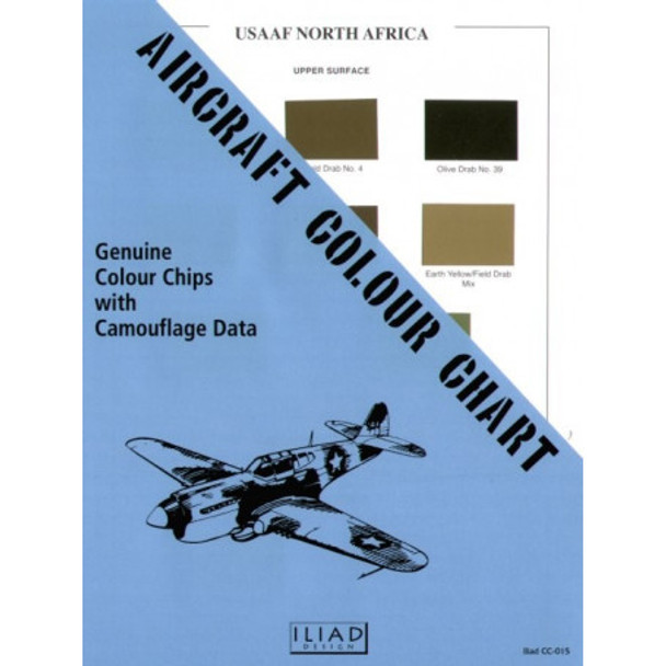 ILICC015 - Iliad Design USAAF North Africa Colour Chips with Camouflage Data