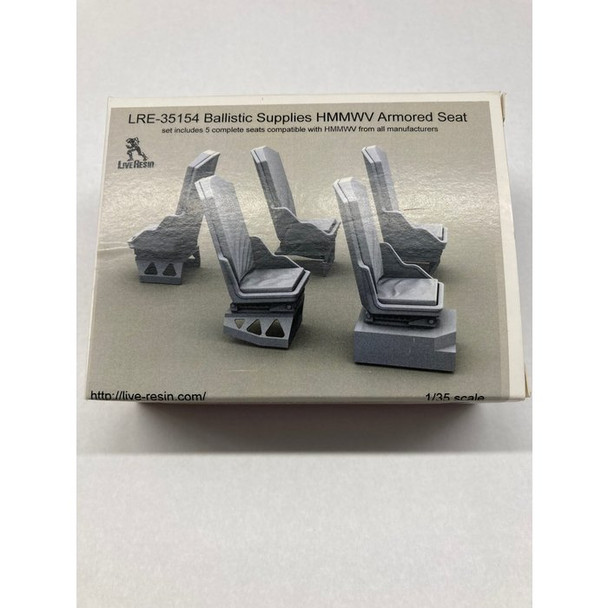 LRE35154 - Live Resin 1/35 Ballistic Supplies HMMWV Armoured Seat