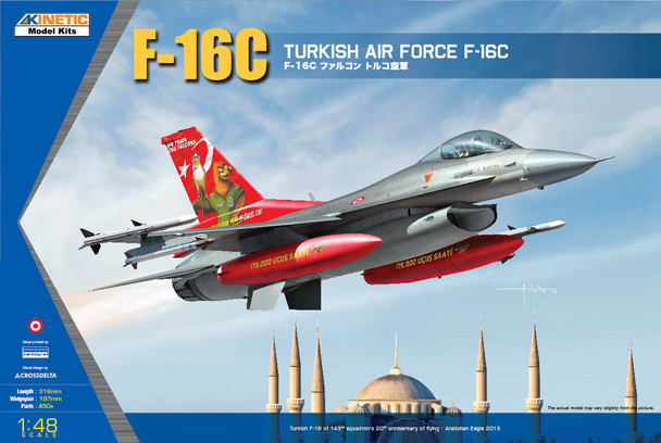 KINK48069 - Kinetic 1/48 F-16C Turkish Air Force