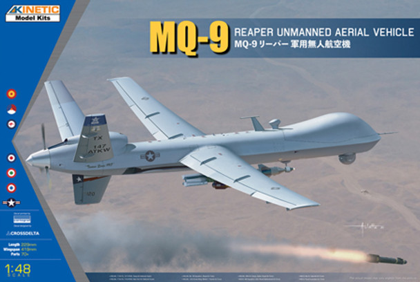 KINK48067 - Kinetic 1/48 MQ-9 Reaper Unmanned Aerial Vehicle