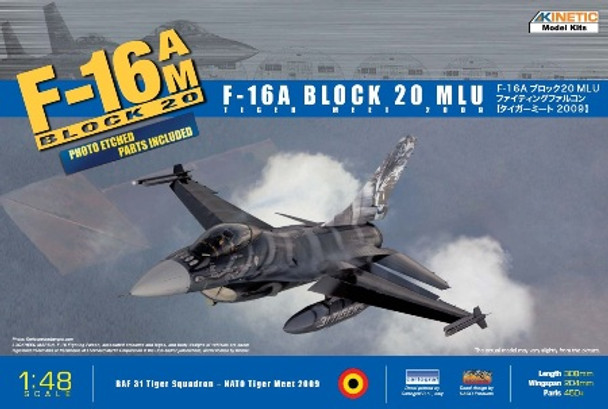 KINK48036 - Kinetic 1/48 F-16A Block 20 Mlu Tiger Meet 2009
