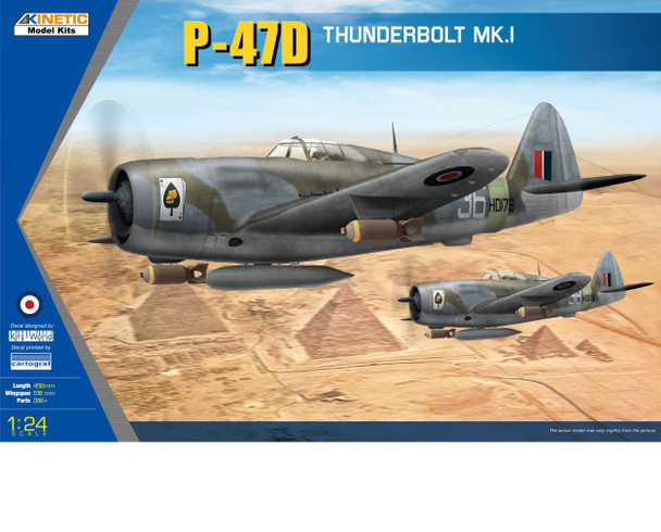 KINK3212 - Kinetic 1/24 P-47D Thunderbolt Mk.I