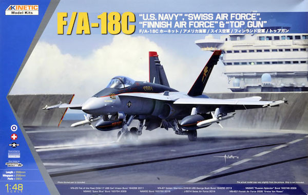 KINK48031 - Kinetic 1/48 F/A-18C Hornet - Wheels & Wings Hobbies