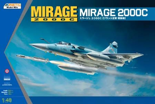 KINK48042 - Kinetic 1/48 Mirage 2000C MULTI-ROLE COMBAT FIGHTER