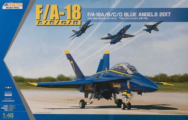 KINK48073 - Kinetic 1/48 F/A-18A/B/C/D Blue Angels 2017