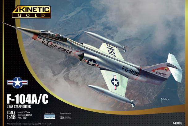 KINK48096 - Kinetic 1/48 F-104A/C USAF Starfighter