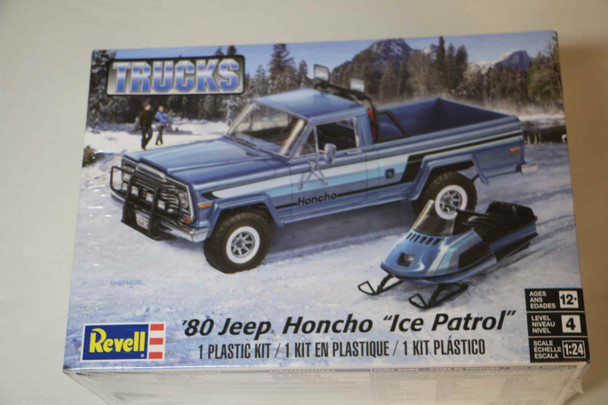 RMX85-7224 - Revell 1/24 1980 Jeep Honcho Ice Patrol WWNEW10106575