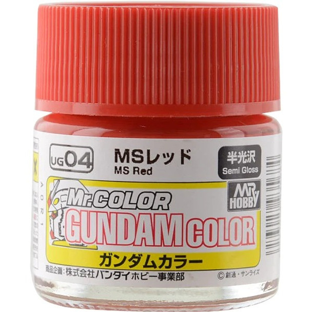 MRHUG04 - Mr. Hobby Gundam Color MS Red - 10ml - Lacquer