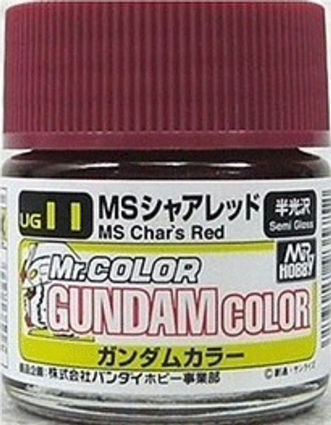 MRHUG11 - Mr. Hobby Gundam Color MS Char's Red - 10ml - Lacquer