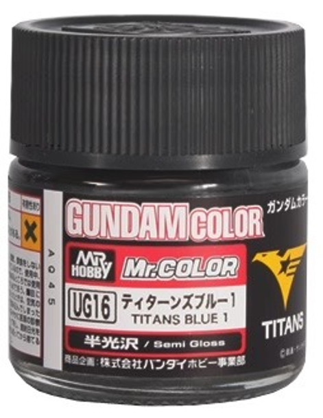 MRHUG16 - Mr. Hobby Gundam Color MS Titans Blue 1 - 10ml - Lacquer