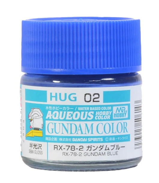 MRHHUG02 - Mr. Hobby Aqueous Gundam Color RX-78-2 Gundam Blue - 10ml - Acrylic