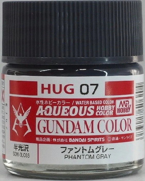 MRHHUG07 - Mr. Hobby Aqueous Gundam Color Phantom Gray - 10ml - Acrylic
