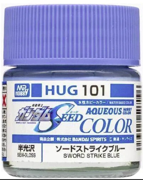 MRHHUG101 - Mr. Hobby Aqueous Gundam Color Sword Strike Blue - 10ml - Acrylic