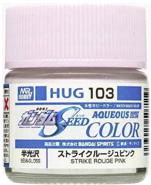 MRHHUG103 - Mr. Hobby Aqueous Gundam Color Strike Rouge Pink - 10ml - Acrylic