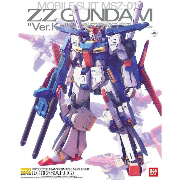 Bandai MG 1/100 MSZ-10 ZZ Gundam Ver.Ka