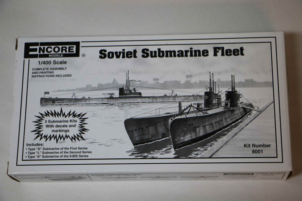 ENC8001 - Encore Models 1/400 Soviet Submarine Fleet Type D,L,S WWWEB10106637