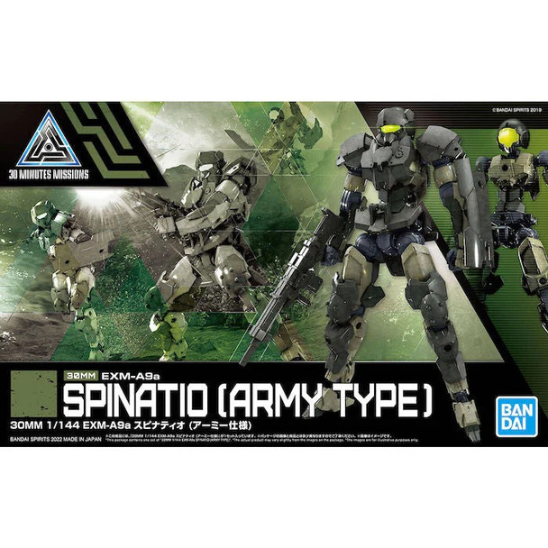 BAN5062175 - Bandai 30MM 1/144 EXM-A9a Spinatio (Army Type)