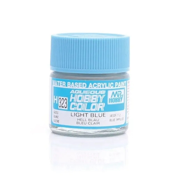 MRHH323 - Mr. Hobby Aqueous Gloss Light Blue (Blue Impulse) - 10ml - Acrylic