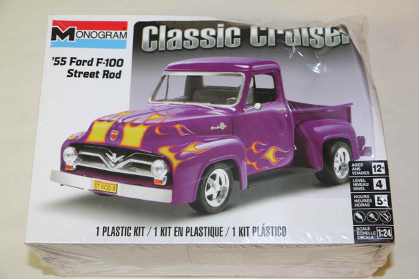 MON85-0880 - Monogram - 1/24 1955 Ford F-100 Pick-Up Street Rod WWNEW10107116