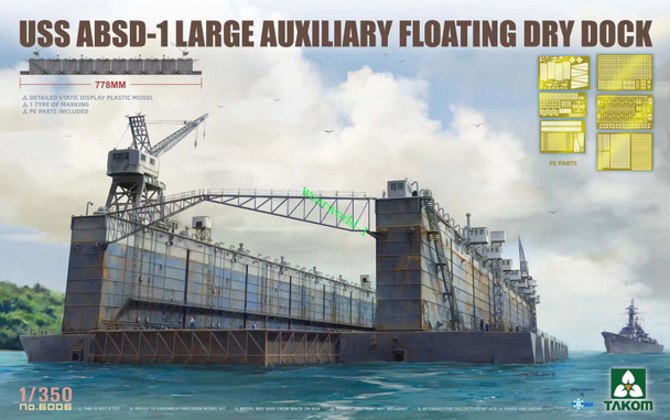 TKM6006 - Takom 1/350 USS ABSD-1Large Auxiliary Floating Dry Dock
