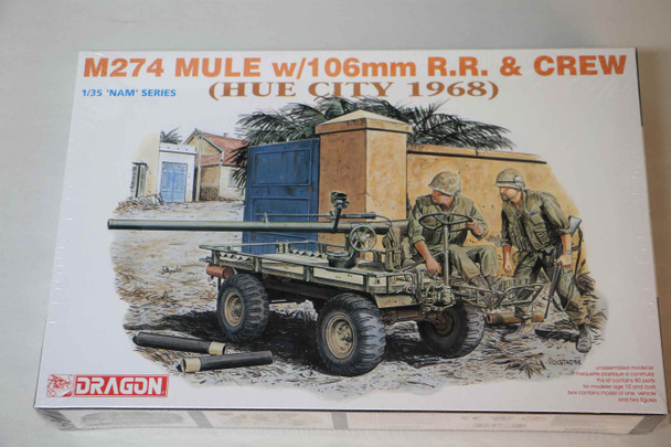 DRA3315 - Dragon 1/35 M274 Mule with 106mm R.R. & Crew (Hue City 1968) WWWEB10107150