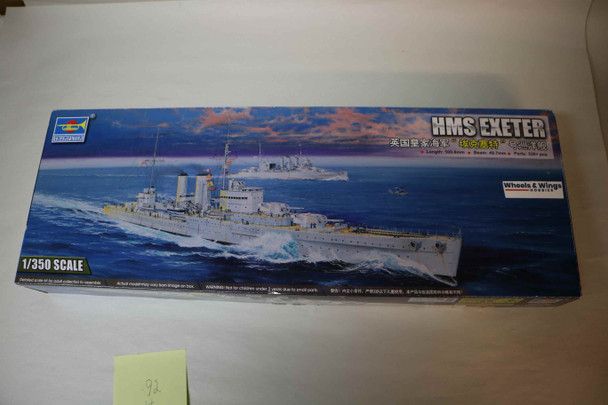 TRP05350 - Trumpeter 1/350 HMS Exeter INCLUDES WOODEN DECK VWWWEB10107181