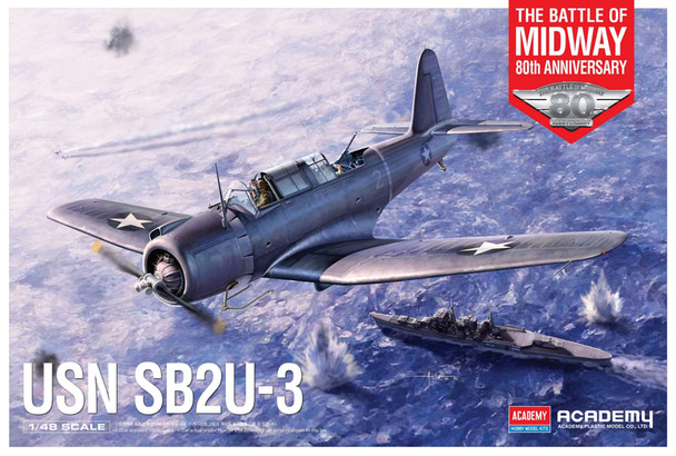 ACA12350 - Academy 1/48 USN SB2U-3 - Battle of Midway 80th Anniversary