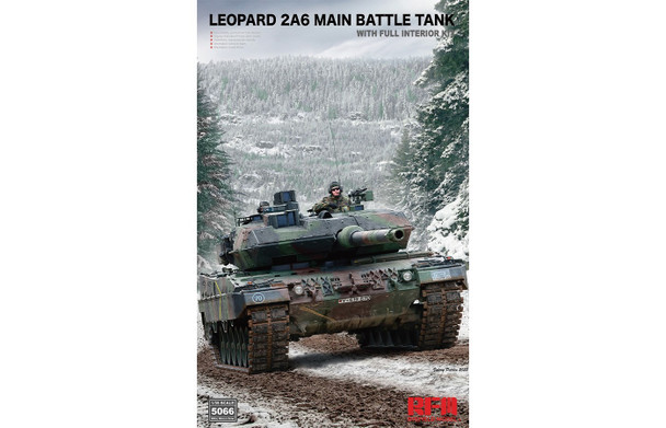 Ryefield Model 1/35Leopard 2A6 Main Battle Tank with full interior