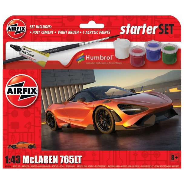 Airfix Starter Set 1/43 McLaren 765LT
