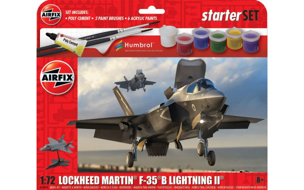 AIRA55010 - Airfix 1/72 Starter Set: F-35B Lightning II