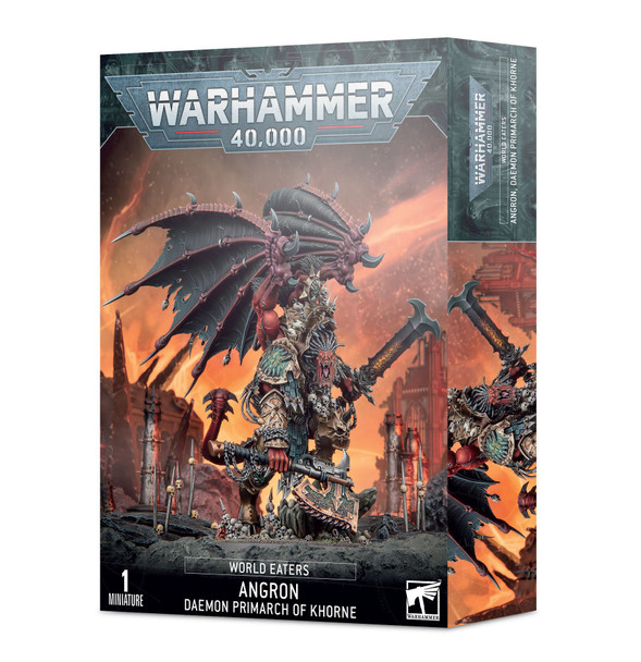 Games Workshop Warhammer 40K World Eaters Angron Daemon Primarch of Khorne