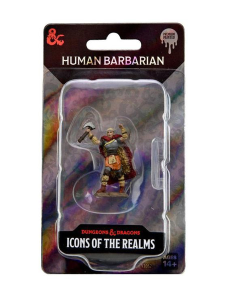 WIZ93052 - Wizkids DnD Icons of the Realm Human Barbarian Female