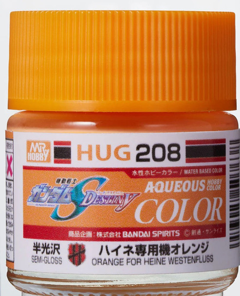 MRHHUG208 - Mr. Hobby Aqueous Gundam Color Orange For Heine Westenfluss