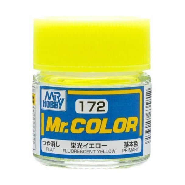 MRHC172 - Mr. Hobby Mr. Color Fluorescent Yellow - 10ml - Lacquer