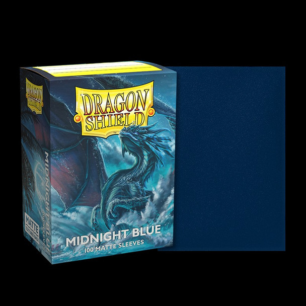 ARNAT11057 - Arcane Tinmen: Dragon Shield Sleeves Matte Midnight Blue 100CT