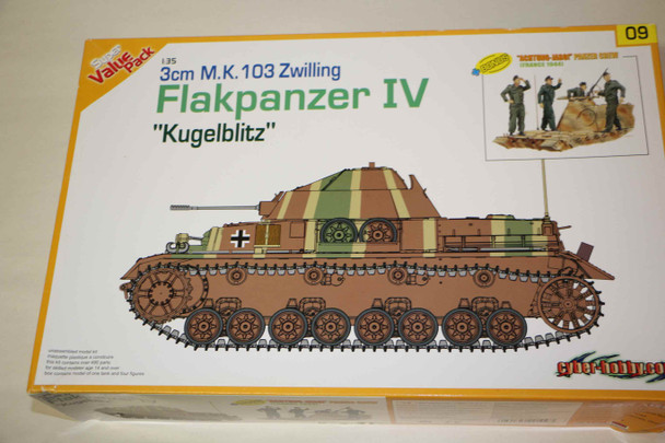 CYB9109 - Cyberhobby 1/35 3cm M.K. 103 Zwilling Flakpanzer IV 'Kugelblitz' - WWWEB10107661