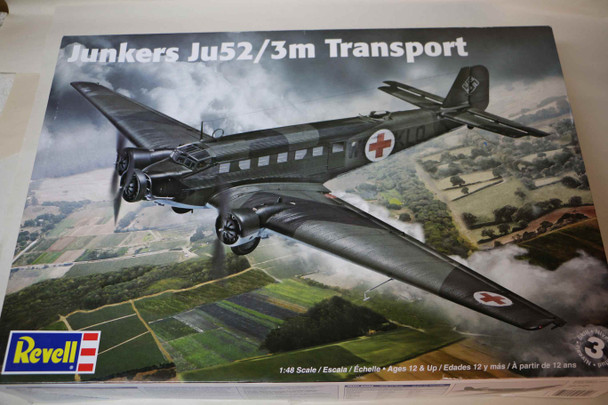 RMX85-5624 - Revell 1/48 Junkers Ju52/3m Transport - WWWEB10107633