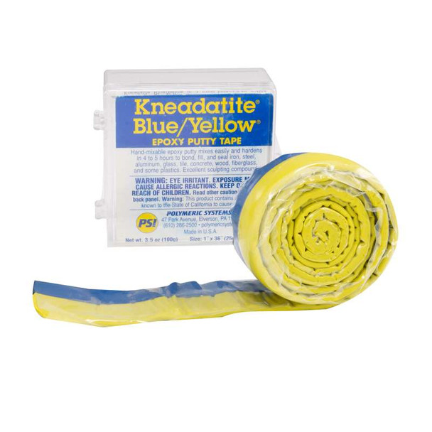 KNE23 - Kneadatite Blue Yellow Epoxy Putty Tape