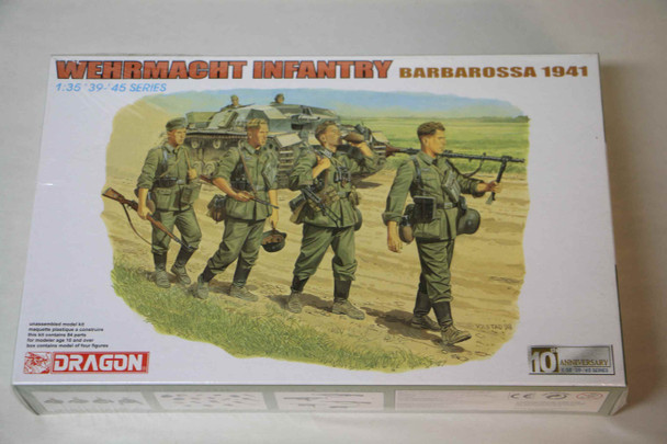 DRA6180 - Dragon 1/35 Wehrmacht Infantry Barbarossa 1941 - WWWEB10107909