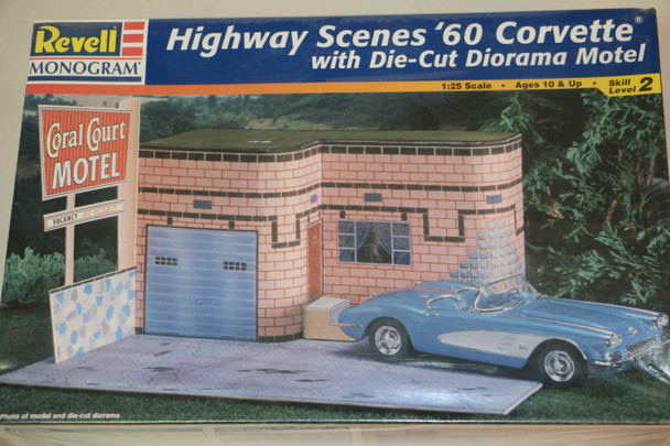 RMO85-7802 - Revell Monogram 1/25 Highway Scenes 1960  Corvette - WWWEB10108217