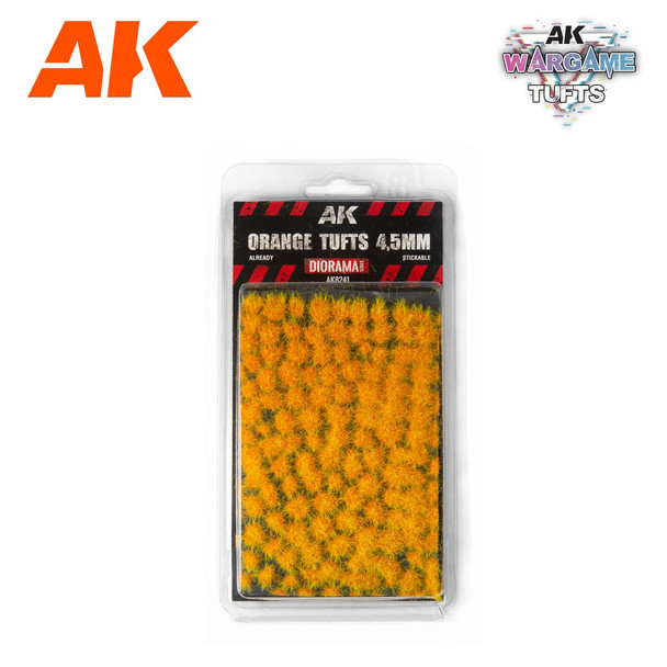 AKIAK8241 - AK Interactive Orange Wargame Tufts 4.5mm
