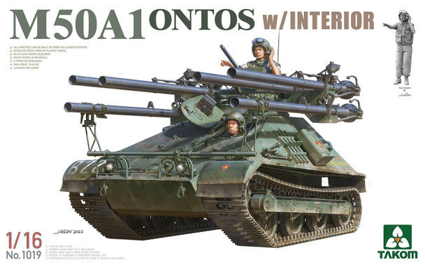 TKM1019 - Takom 1/16 M50A1 Ontos w/ Interior