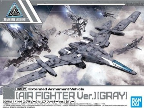 BAN5059549 - Bandai 30MM 1/144 Extended Armament Vehicle (Air Fighter Ver.) (Gray)